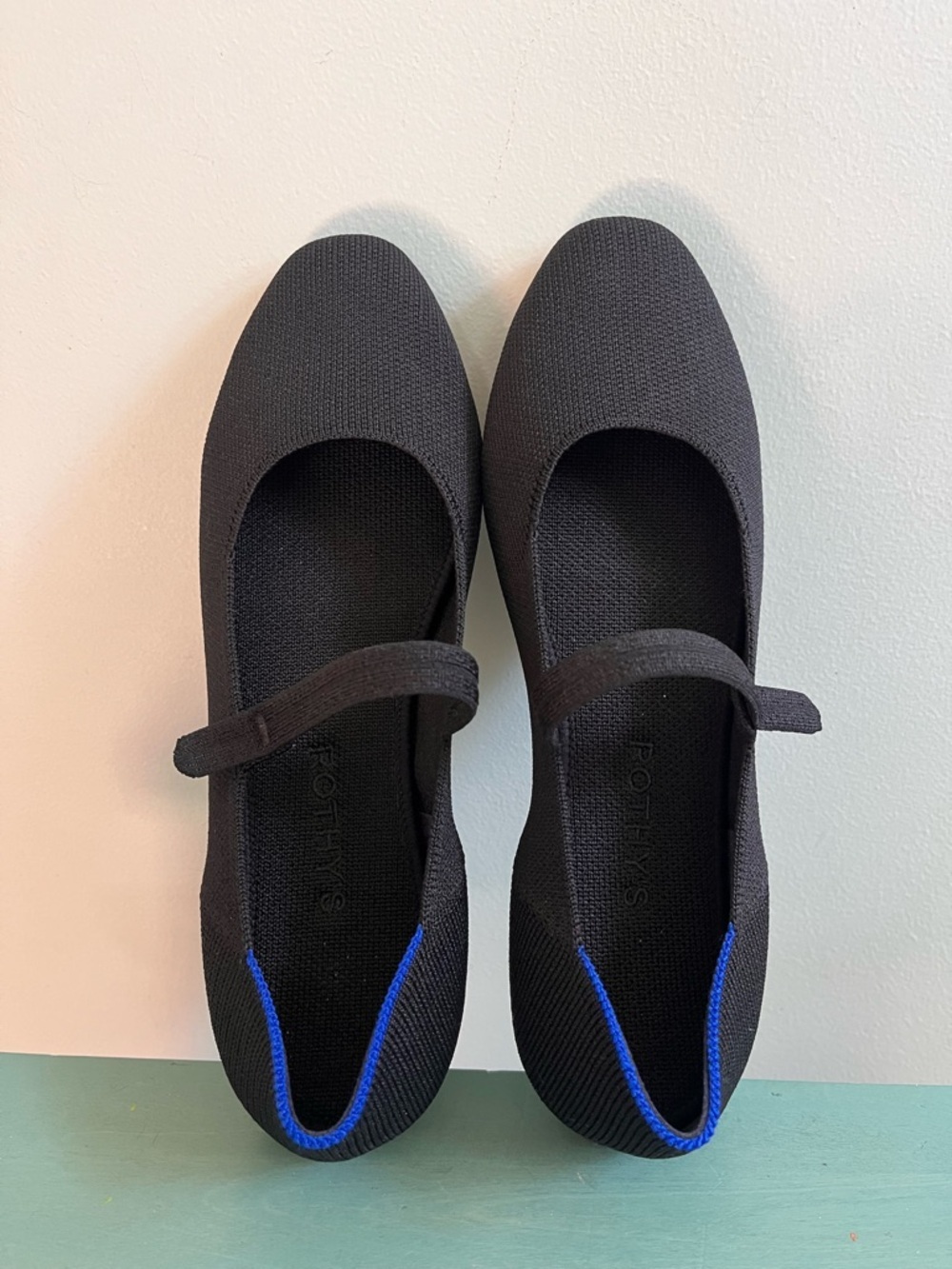 Rothy’s EUC women’s 8.5 The Square Black Mary Jane Flats - Picture 3 of 13